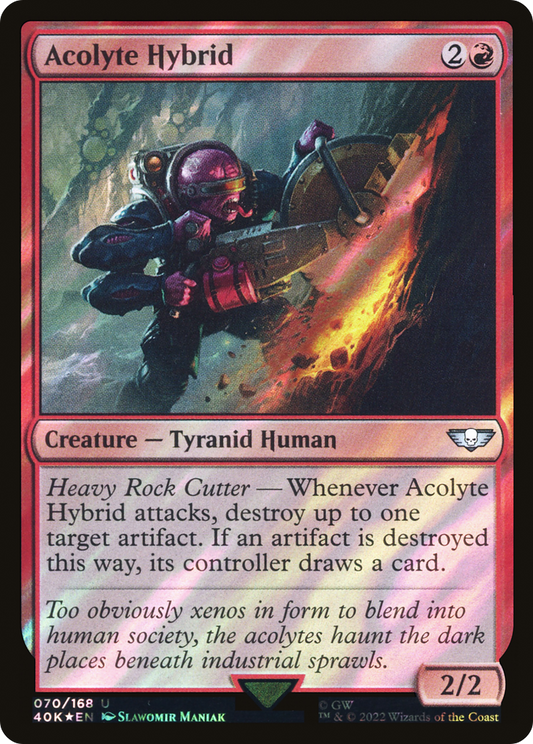 Acolyte Hybrid (40K-70★) (Surge Foil)