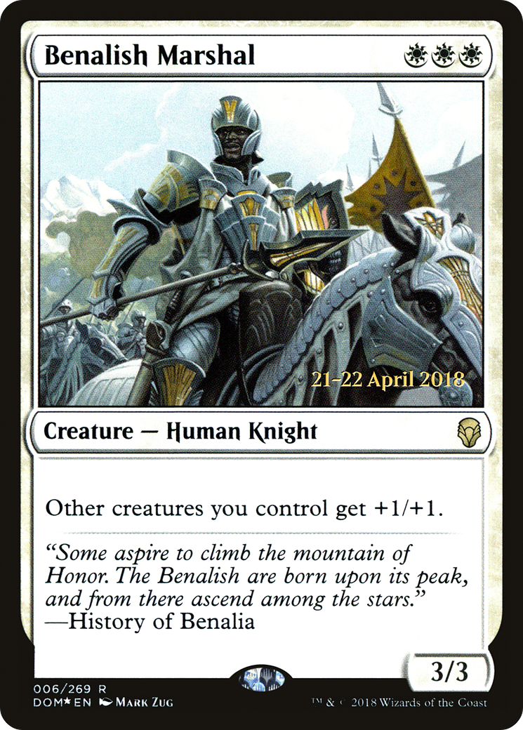Benalish Marshal (PRE-06S) (Foil)