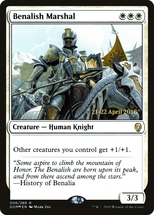 Benalish Marshal (PRE-06S) (Foil)