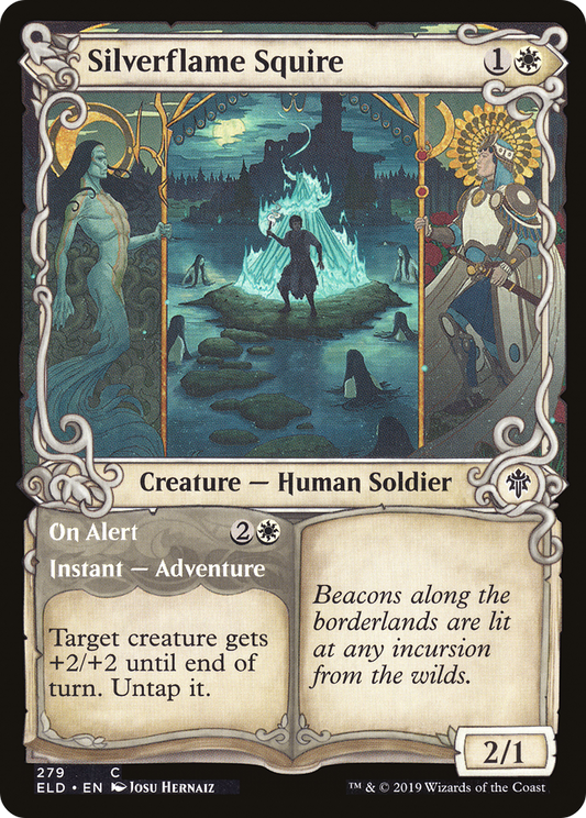 Silverflame Squire // On Alert (ELD-279) (Showcase)