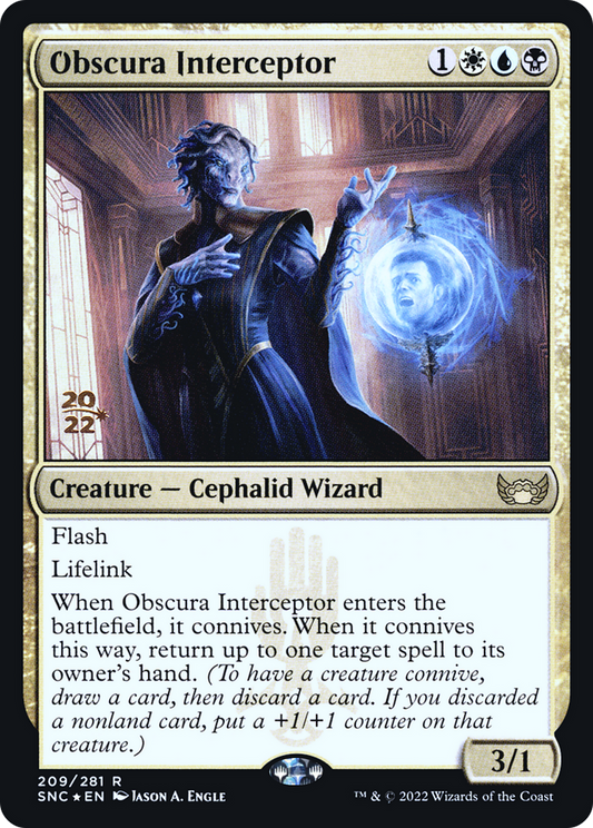 Obscura Interceptor (PRE-209S) (Foil)