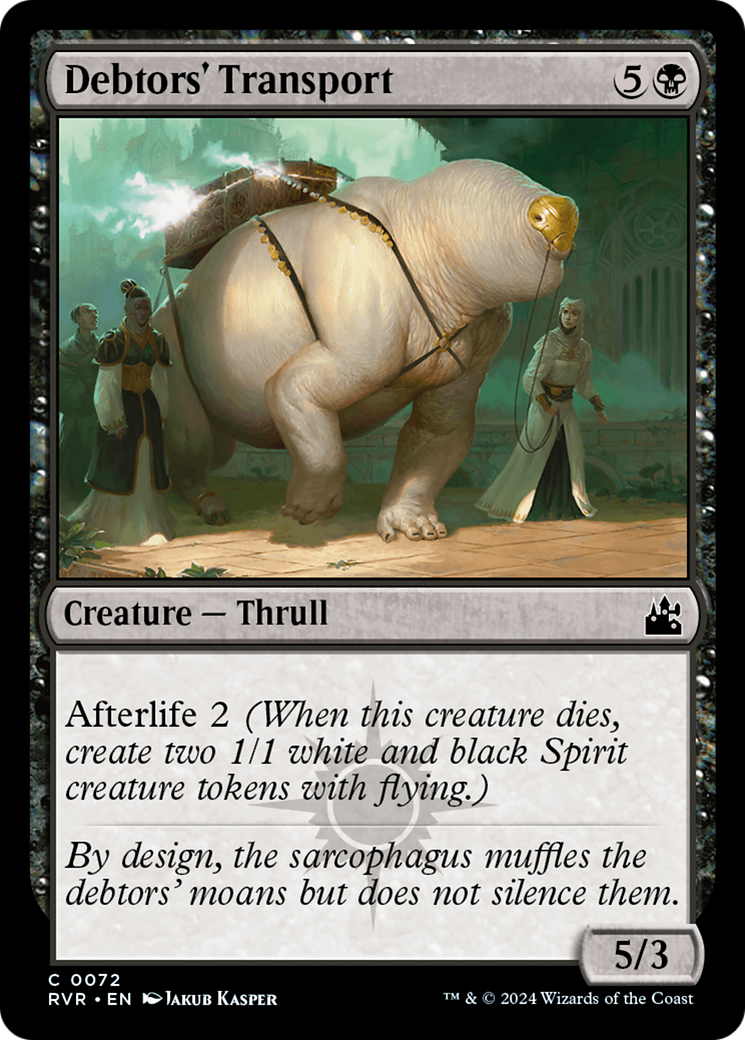 Debtors' Transport (RVR-072) (Foil)