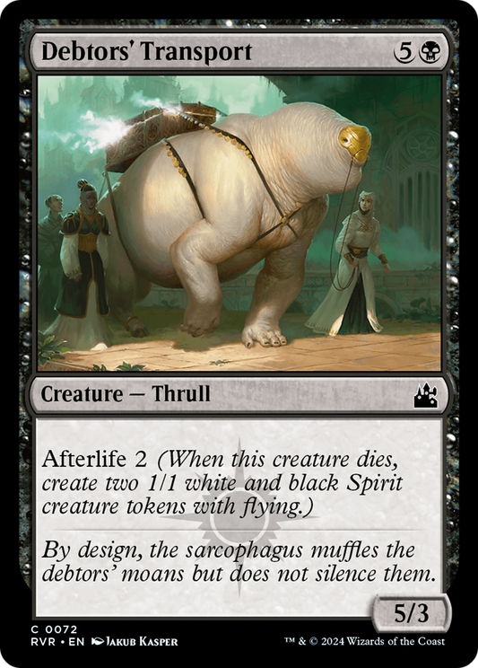 Debtors' Transport (RVR-072) (Foil)