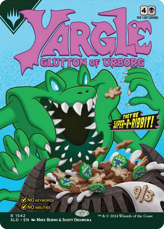 Yargle, Glutton of Urborg // Yargle, Glutton of Urborg (SLD-1542) (Borderless) (Foil)