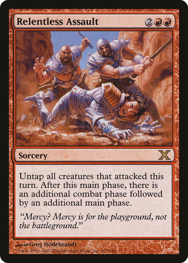 Relentless Assault (10E-225) (Foil)