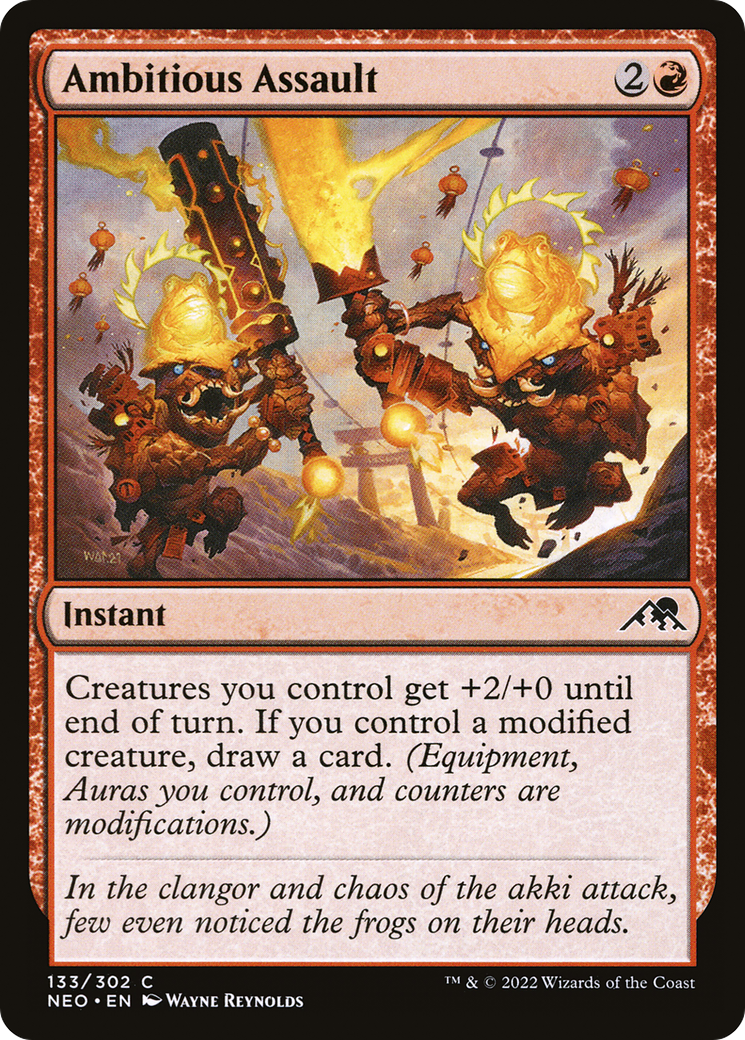 Ambitious Assault (NEO-133) (Foil)