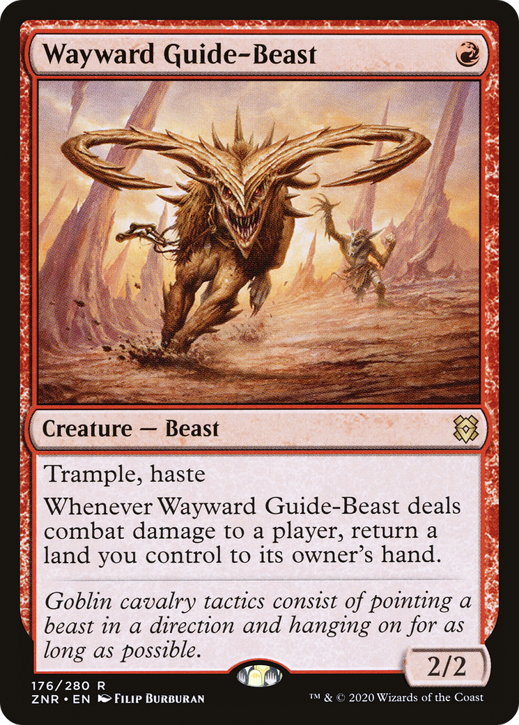 Wayward Guide-Beast (ZNR-176) (Foil)