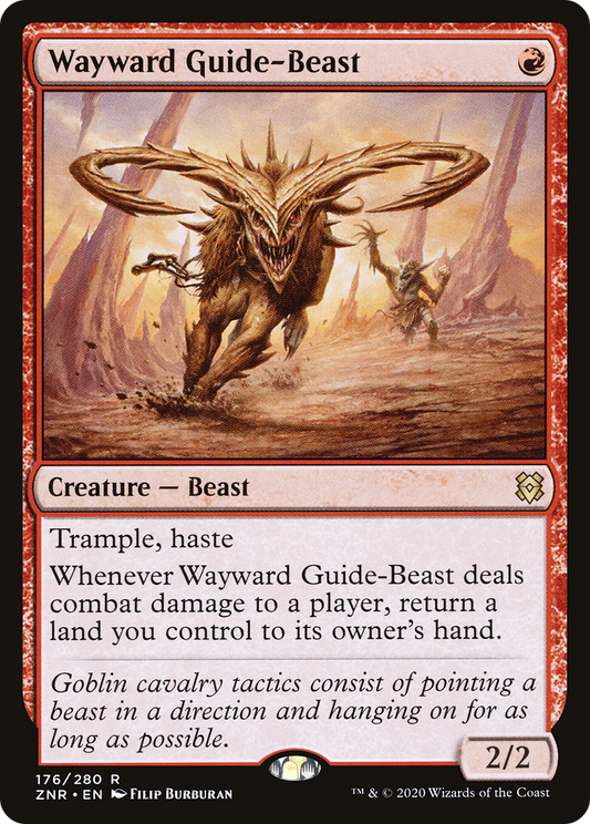 Wayward Guide-Beast (ZNR-176) (Foil)