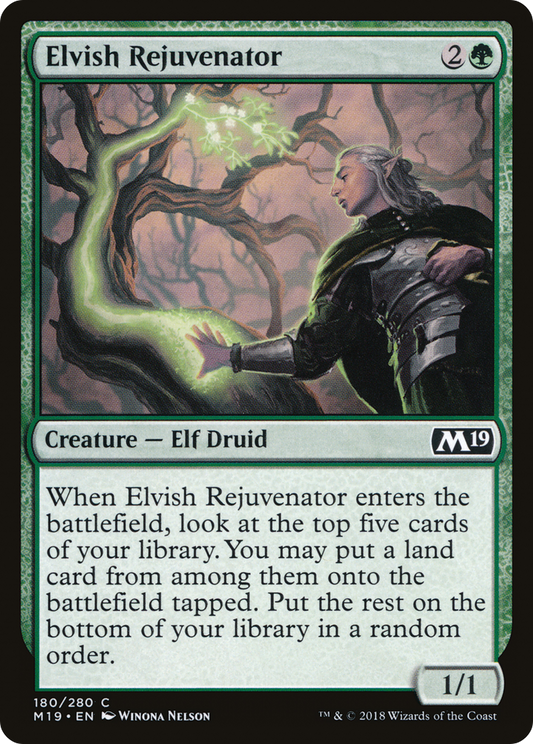 Elvish Rejuvenator (M19-180) (Foil)