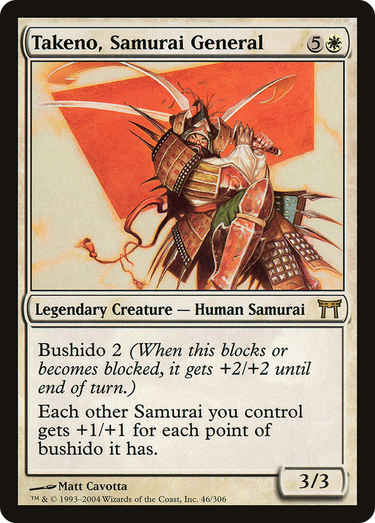 Takeno, Samurai General (CHK-046) (Foil)
