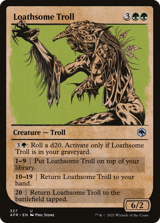 Loathsome Troll (AFR-327) (Showcase)