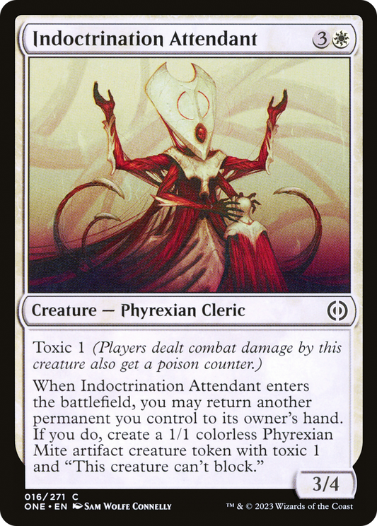 Indoctrination Attendant (ONE-016) (Foil)