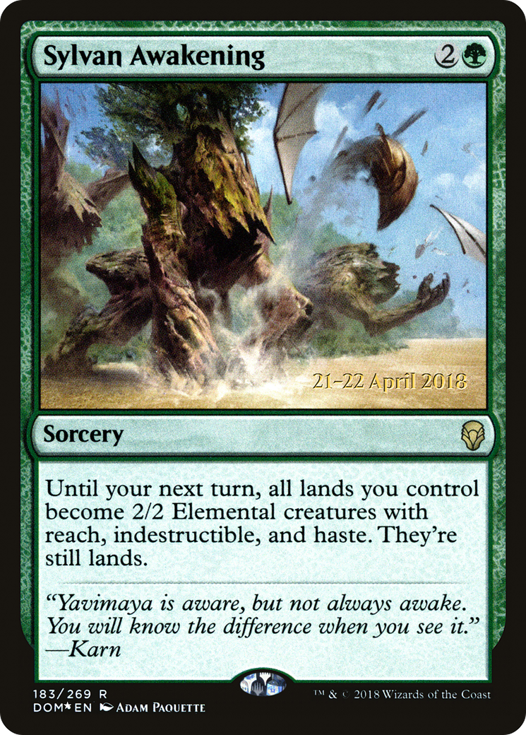 Sylvan Awakening (PRE-183S) (Foil)