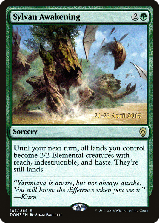 Sylvan Awakening (PRE-183S) (Foil)