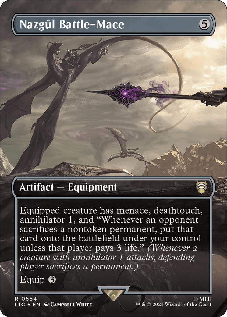 Nazgûl Battle-Mace (LTC-554) (Borderless) (Surge Foil)