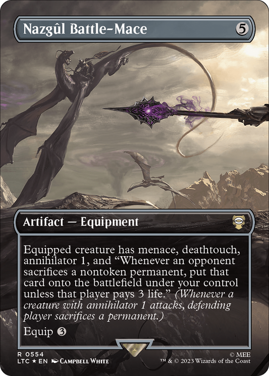 Nazgûl Battle-Mace (LTC-554) (Borderless) (Surge Foil)
