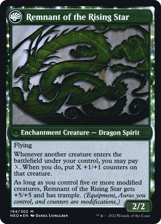 Jugan Defends the Temple // Remnant of the Rising Star (PRE-194S) (Foil)