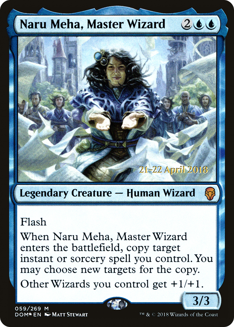 Naru Meha, Master Wizard (PRE-59S) (Foil)