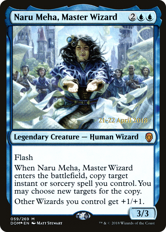 Naru Meha, Master Wizard (PRE-59S) (Foil)