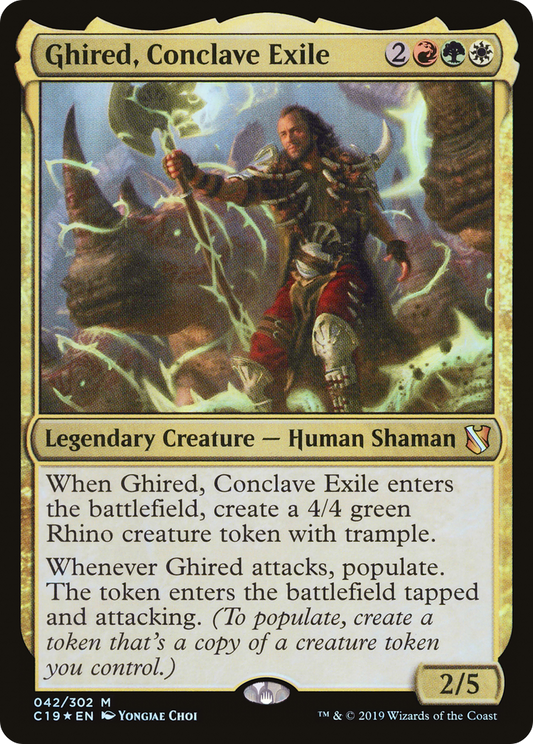 Ghired, Conclave Exile (C19-042) (Foil)