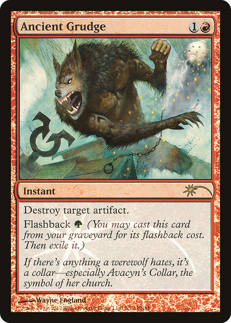 Ancient Grudge (FNM-005) (Foil)