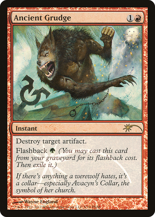 Ancient Grudge (FNM-005) (Foil)