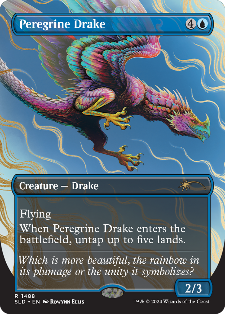 Peregrine Drake (SLD-1488) (Borderless)