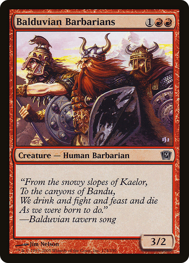 Balduvian Barbarians (9ED-174★) (Foil)