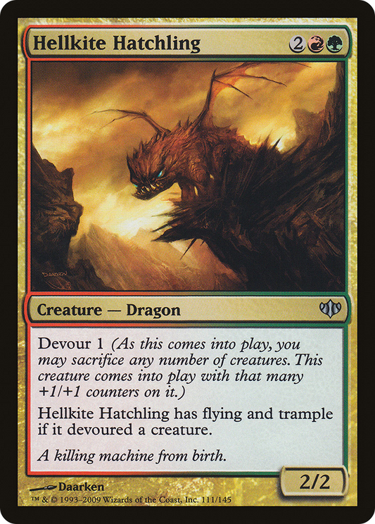 Hellkite Hatchling (CON-111) (Foil)