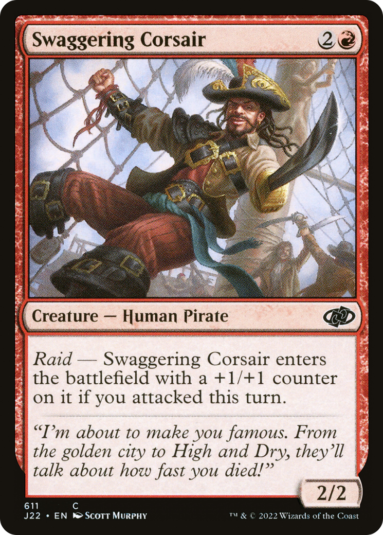 Swaggering Corsair (J22-611)