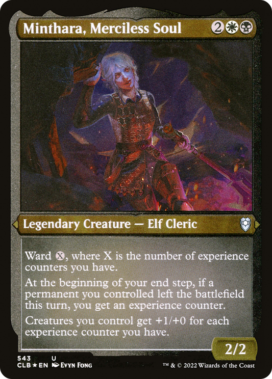 Minthara, Merciless Soul (CLB-543) (Etched Foil)