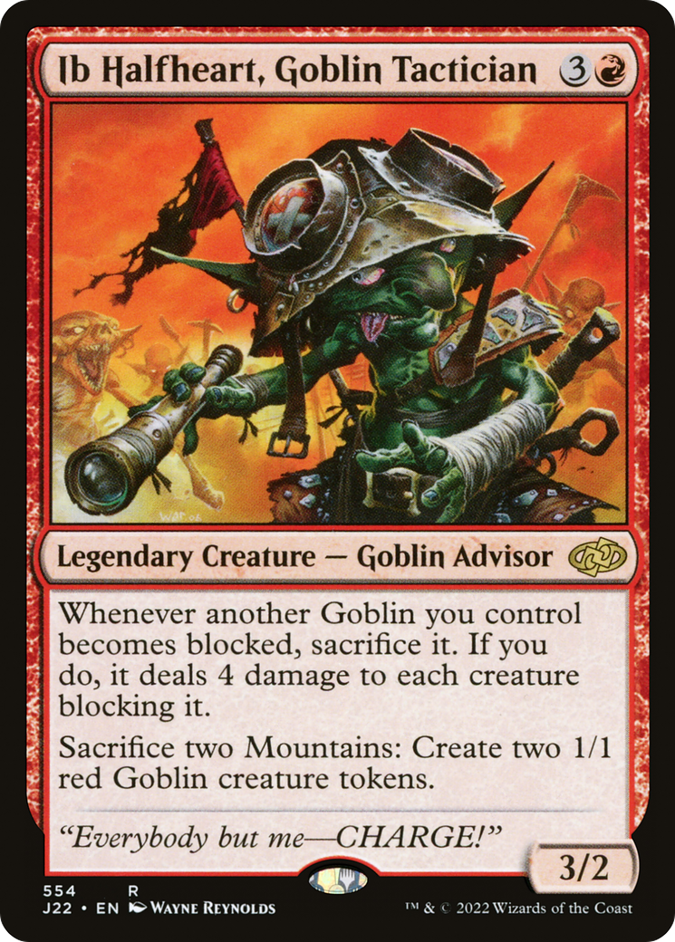 Ib Halfheart, Goblin Tactician (J22-554)