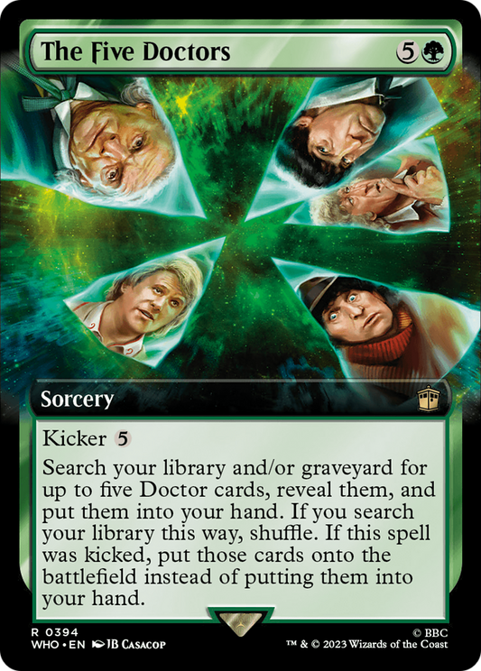 The Five Doctors (WHO-394) (Extended Art) (Foil)