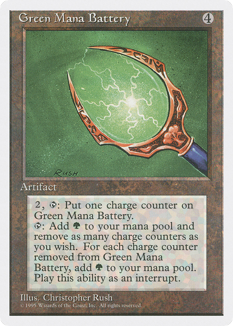 Green Mana Battery (4ED-323)