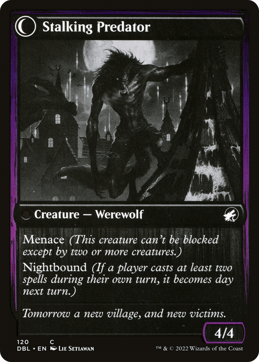 Shady Traveler // Stalking Predator (DBL-120) (Foil)
