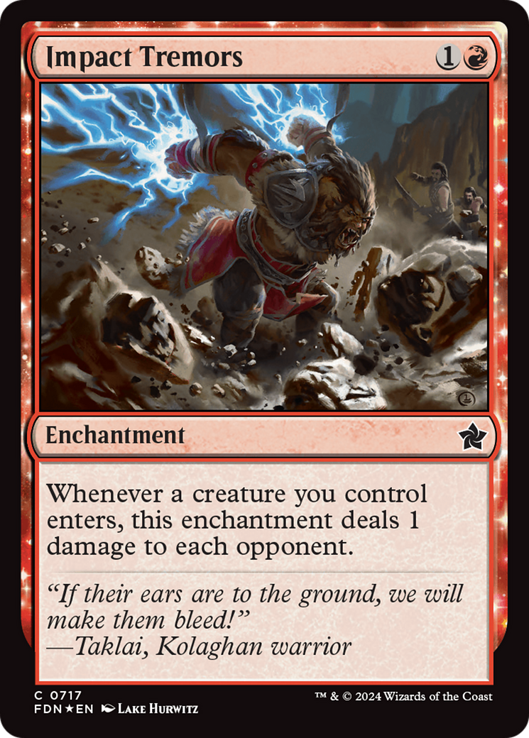 Impact Tremors (FDN-717) (Foil)