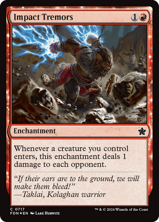 Impact Tremors (FDN-717) (Foil)