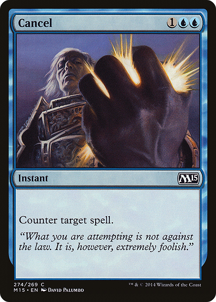 Cancel (M15-274)