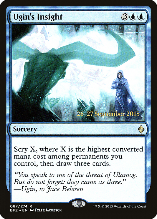 Ugin's Insight (PRE-87S) (Foil)