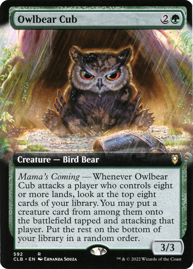 Owlbear Cub (CLB-592) (Extended Art) (Foil)