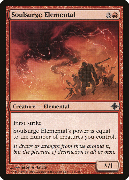 Soulsurge Elemental (ROE-163) (Foil)