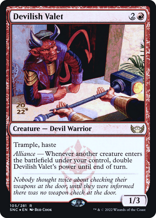Devilish Valet (PRE-105S) (Foil)