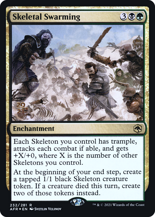 Skeletal Swarming (PRE-232S) (Foil)