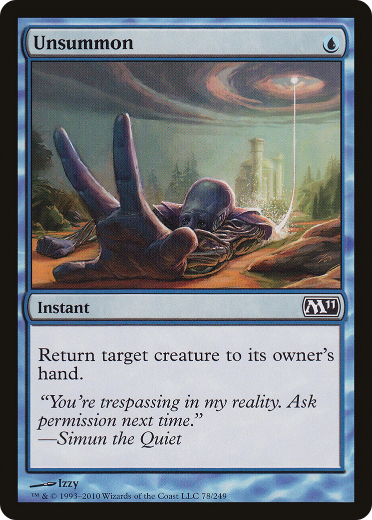 Unsummon (M11-078) (Foil)