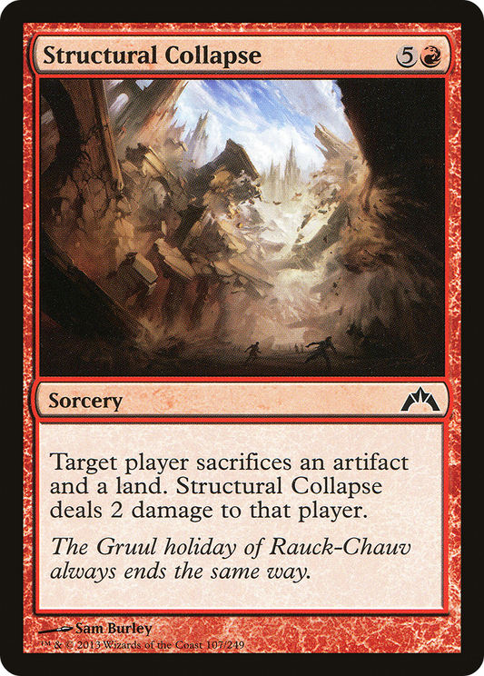Structural Collapse (GTC-107) (Foil)