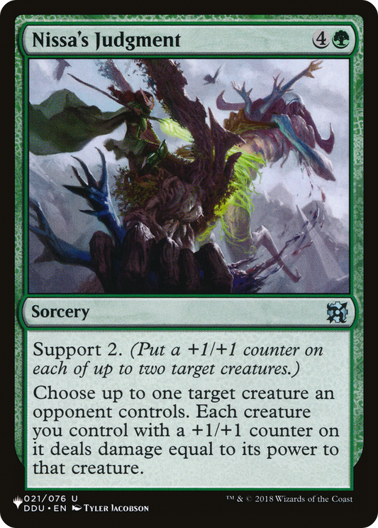 Nissa's Judgment (LIST-DDU-21)