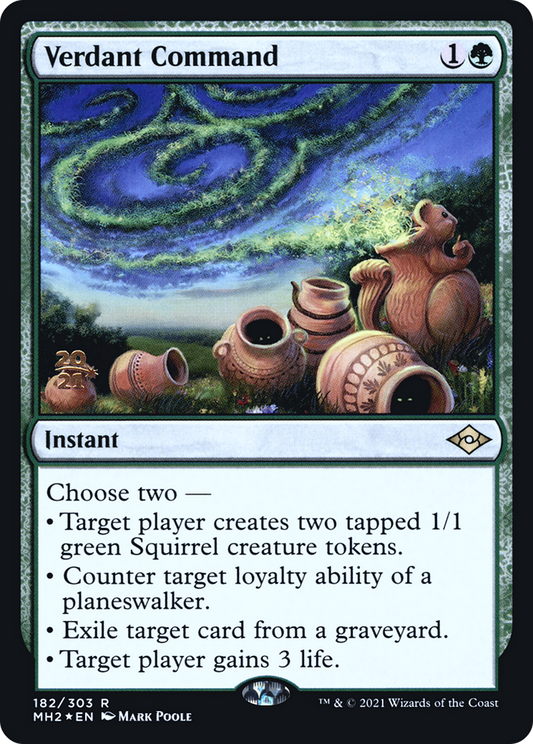Verdant Command (PRE-182S) (Foil)