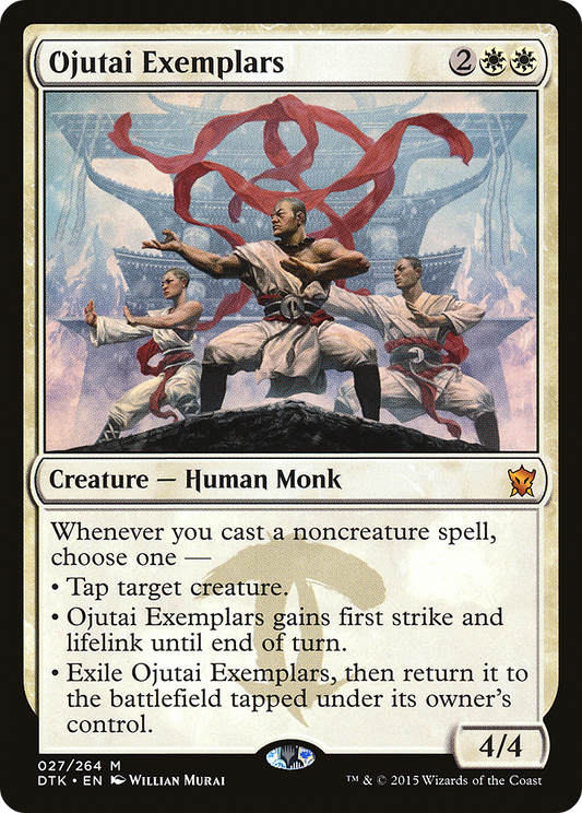 Ojutai Exemplars (DTK-027) (Foil)