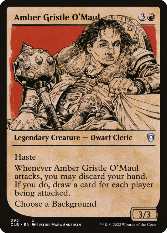 Amber Gristle O'Maul (CLB-395) (Showcase) (Foil)