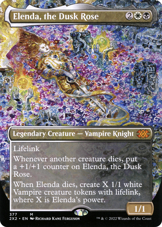 Elenda, the Dusk Rose (2X2-377) (Borderless)